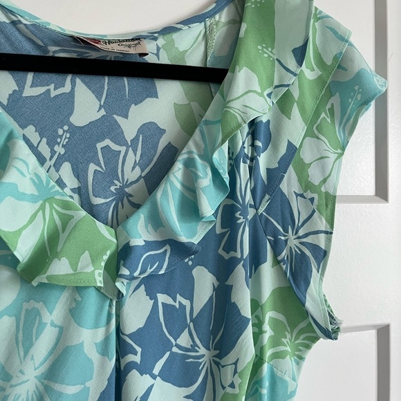 Vintage Hilo Hattie Floral Dress Large - Picture 5 of 15